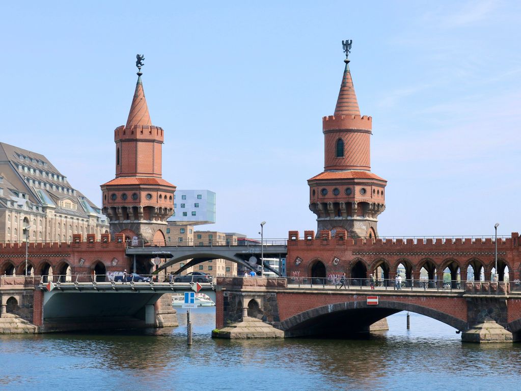 Kreuzburg wijk Berlijn Oberbaumbrucke